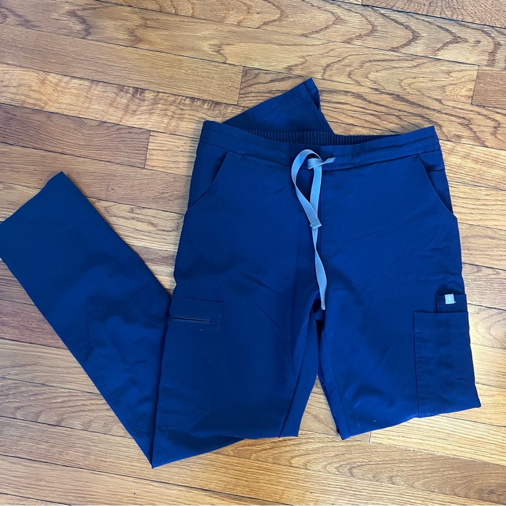 Figs Deep Blue Technical Collection Scrubs Size XS